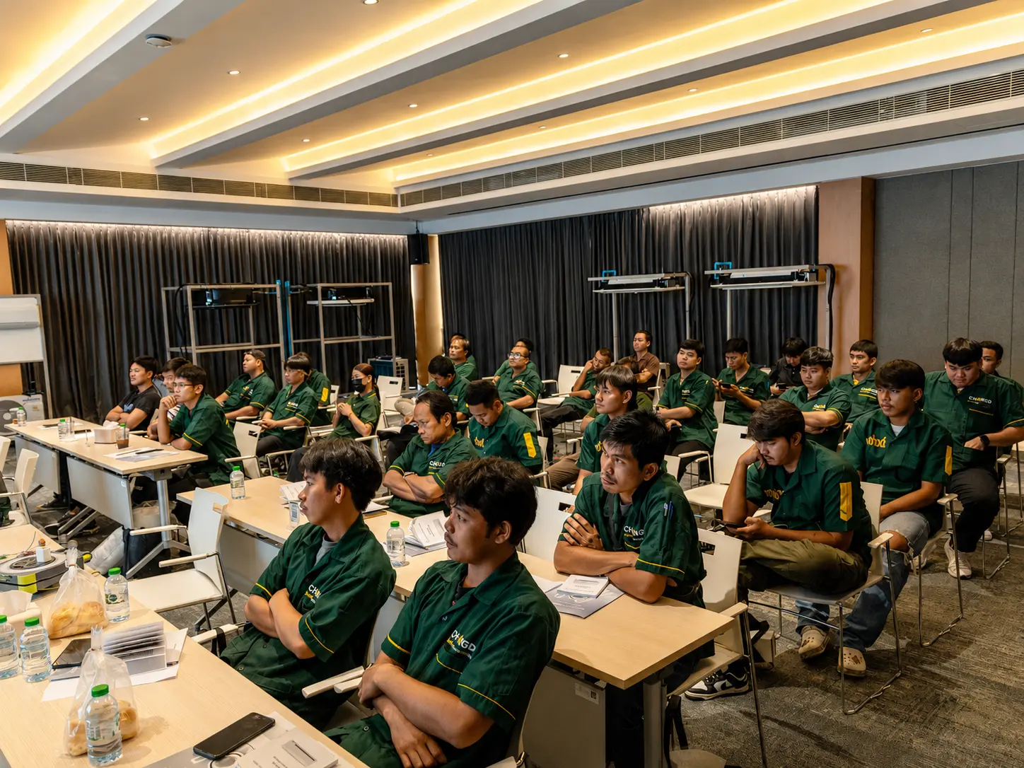 บรรยากาศการอบรมในห้องเรียน